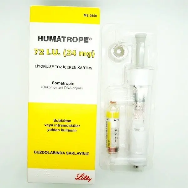 Humatrope Lilly 72 IU (24 mg) Somatropin